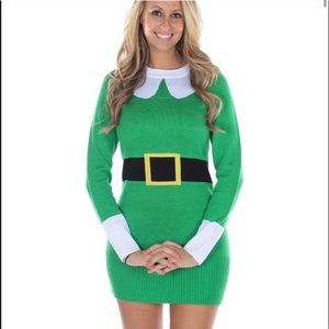 Elf Christmas Sweater/Dress